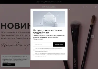 Снимок главной страницы benuage.ru