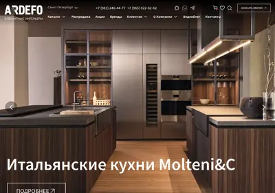 Снимок главной страницы ardefo.ru
