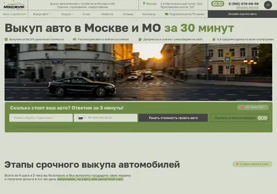Снимок главной страницы automagical.ru