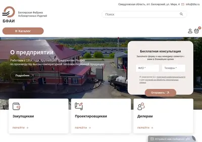 Снимок главной страницы bfai.ru