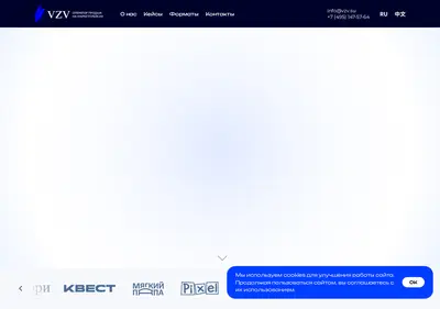 Снимок главной страницы vzv.su