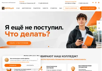Снимок главной страницы college-edu.ru