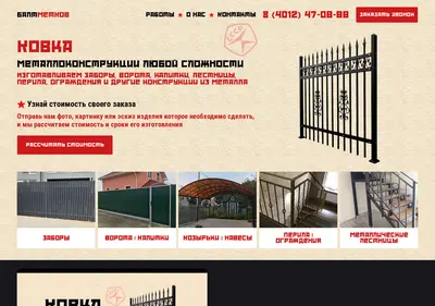 Снимок главной страницы baltmetkov.ru
