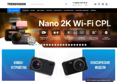 Снимок главной страницы trend-vision.su
