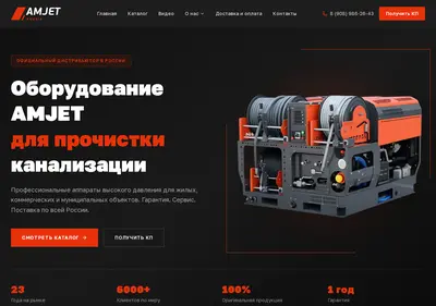 Снимок главной страницы amjeting-russia.ru