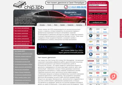Снимок главной страницы chip.spb.ru