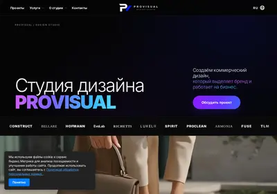 Снимок главной страницы artprovisual.ru