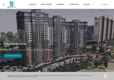 Снимок главной страницы barneapol.ru