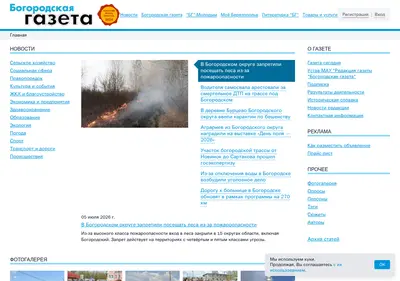 Снимок главной страницы bg52.ru