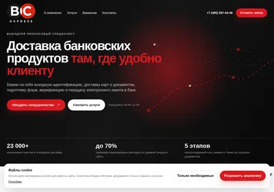 Снимок главной страницы bcexpress.ru