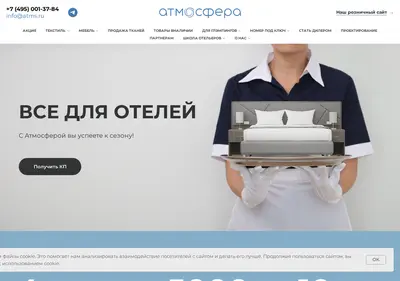 Снимок главной страницы atms.ru