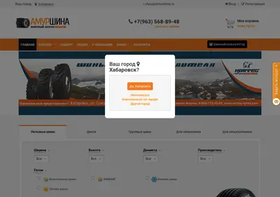 Снимок главной страницы amurshina.ru