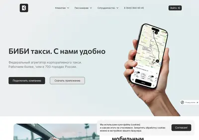 Снимок главной страницы bibi-car.ru