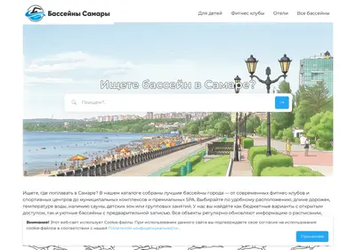 Снимок главной страницы basseyn-samara.ru
