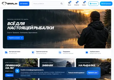 Снимок главной страницы brialin.ru