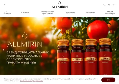 Снимок главной страницы allmirin.ru
