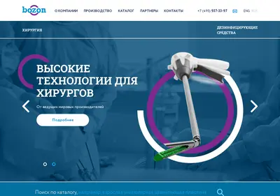 Снимок главной страницы bozon.ru