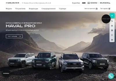 Снимок главной страницы borishof-havalpro.ru