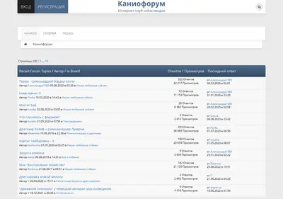 Снимок главной страницы canio.ru