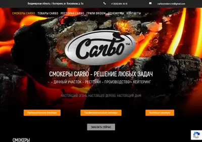 Снимок главной страницы carbosmokers.ru