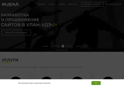 Снимок главной страницы buzaa.ru