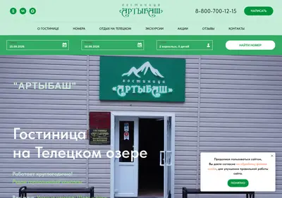 Снимок главной страницы artybash.su