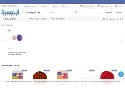 Снимок главной страницы akademiyatvorchestva.ru