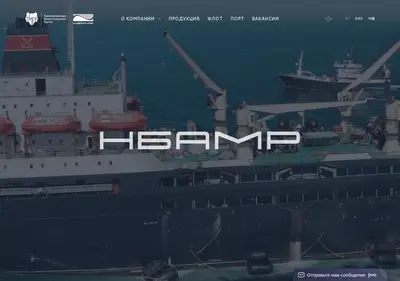 Снимок главной страницы bamr.ru
