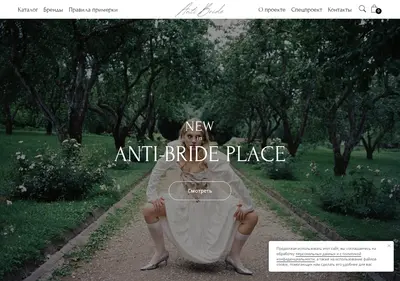Снимок главной страницы antibride-place.ru