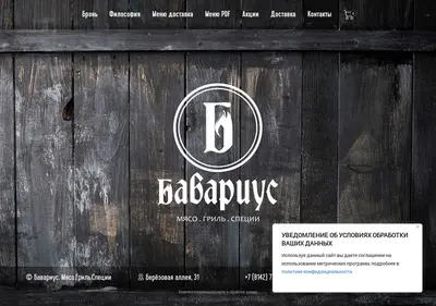 Снимок главной страницы bavarius-ptz.ru