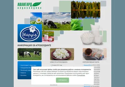 Снимок главной страницы agro-avangard.ru