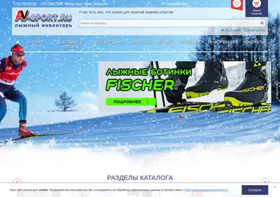 Снимок главной страницы av-sport.ru