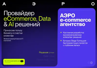 Снимок главной страницы aeroidea.ru