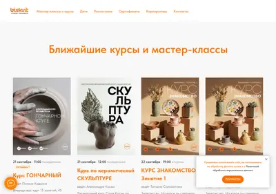 Снимок главной страницы biskuit.ru