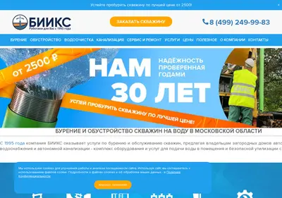 Снимок главной страницы biiks.ru