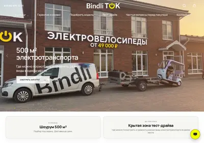 Снимок главной страницы bindlitok.ru