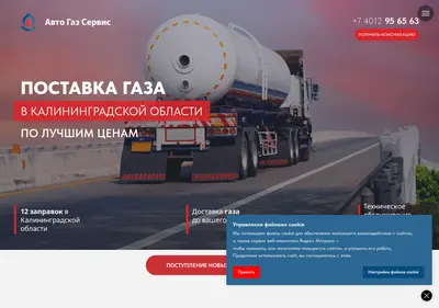 Снимок главной страницы 39ags.ru