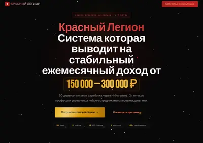 Снимок главной страницы airedlegion.ru