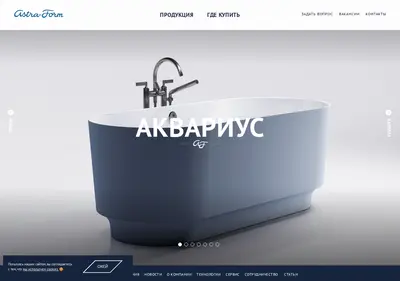 Снимок главной страницы astraform.ru