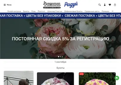 Снимок главной страницы 4sezona24.ru