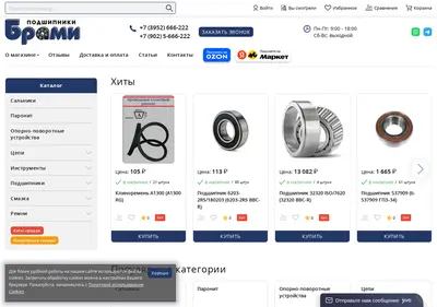 Снимок главной страницы brami.ru