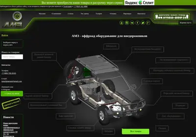 Снимок главной страницы amz4x4.ru