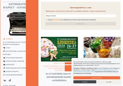 Снимок главной страницы bloshinkamarket.ru
