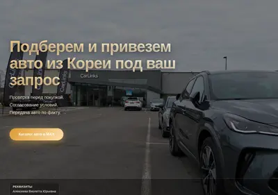 Снимок главной страницы carlinks.ru