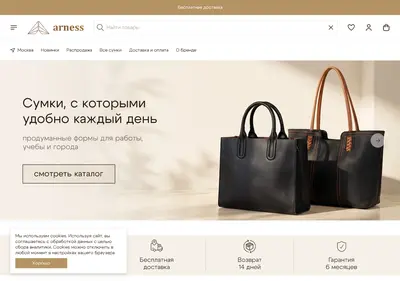 Снимок главной страницы arness.ru