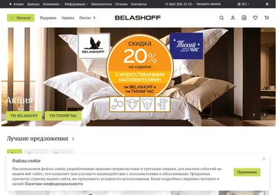 Снимок главной страницы belashoff.ru