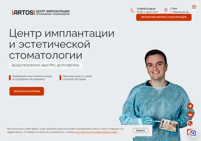 Снимок главной страницы artos71.ru