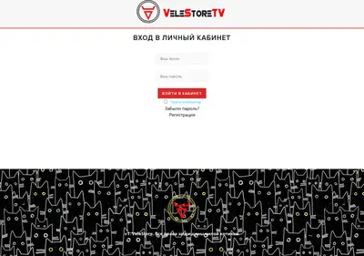 Снимок главной страницы velestore.su