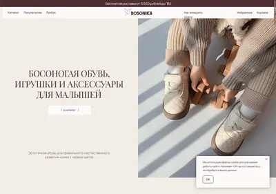 Снимок главной страницы bosonika.ru