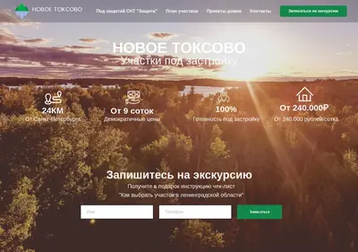 Снимок главной страницы newtoksovo.su